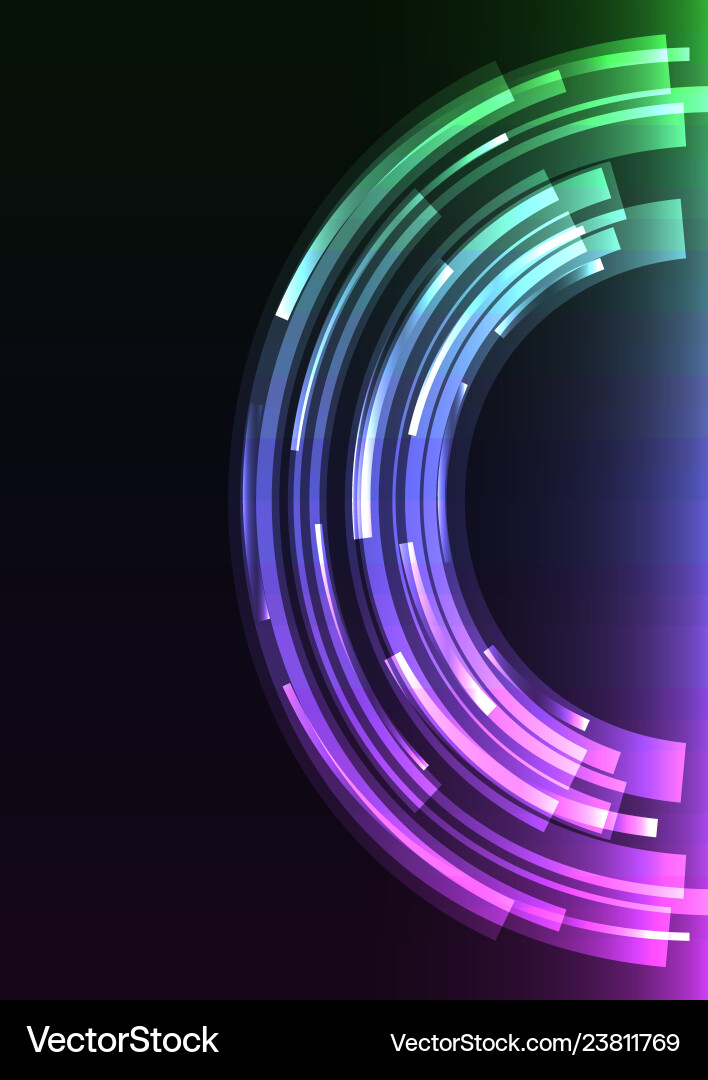 Circle digital abstract sheet layer background Circle digital abstract sheet layer background Vector Image