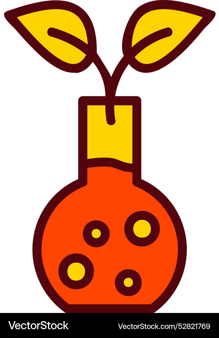Flask icon design vector image