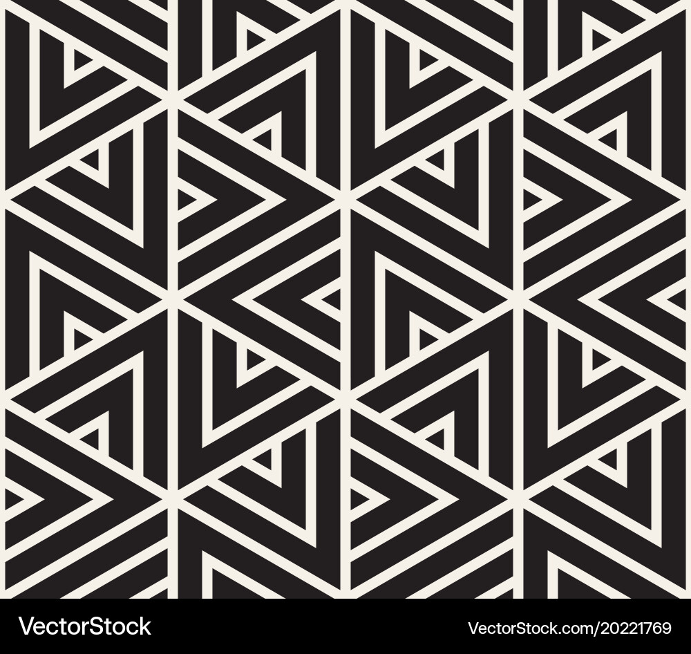 Triangular Stripe Pattern Vector Image