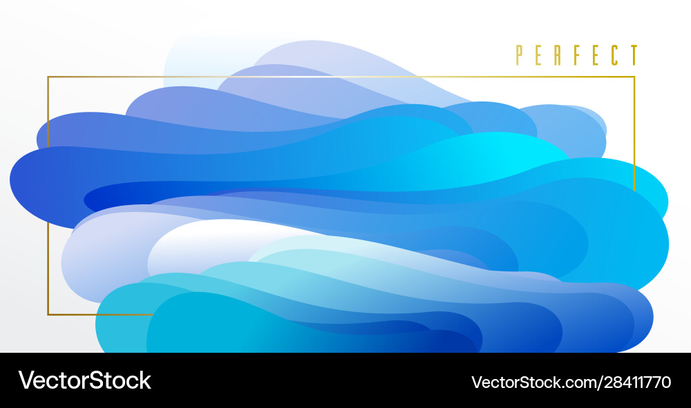 3d fluid gradient color abstract background 3d fluid gradient color abstract background vector image