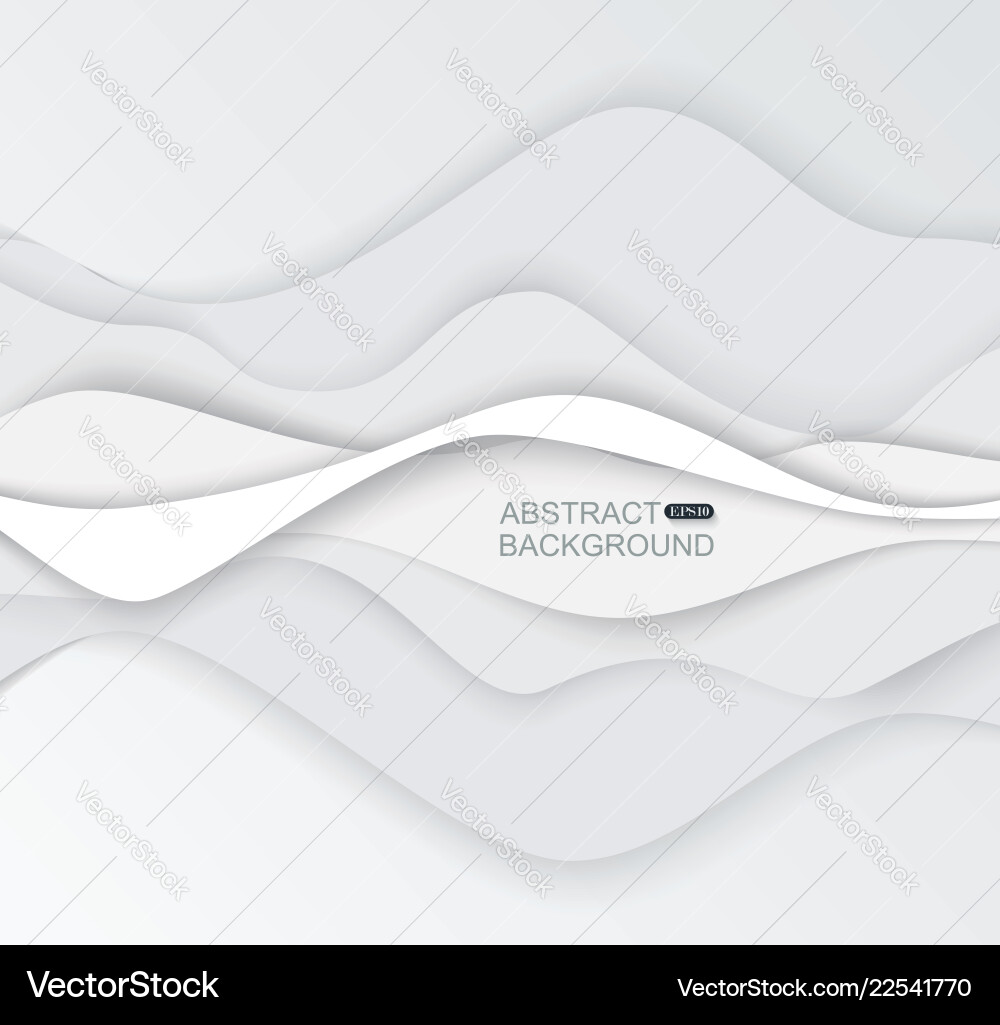 Abstract background from gray paper waves Abstract background from gray paper waves vector image