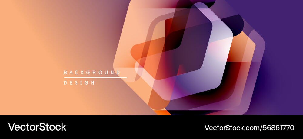 Abstract geometric shapes overlap creating Abstract geometric shapes overlap creating vector image