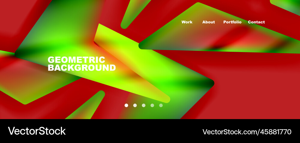 Bright colorful triangular shapes abstract Bright colorful triangular shapes abstract Vector Image