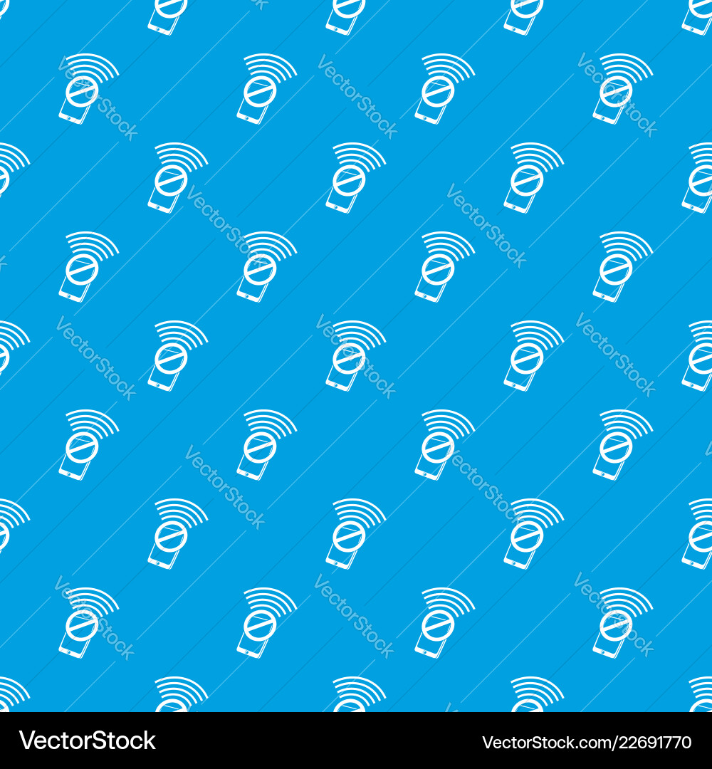 Broken Smartphone Pattern - No Wifi Vector Image