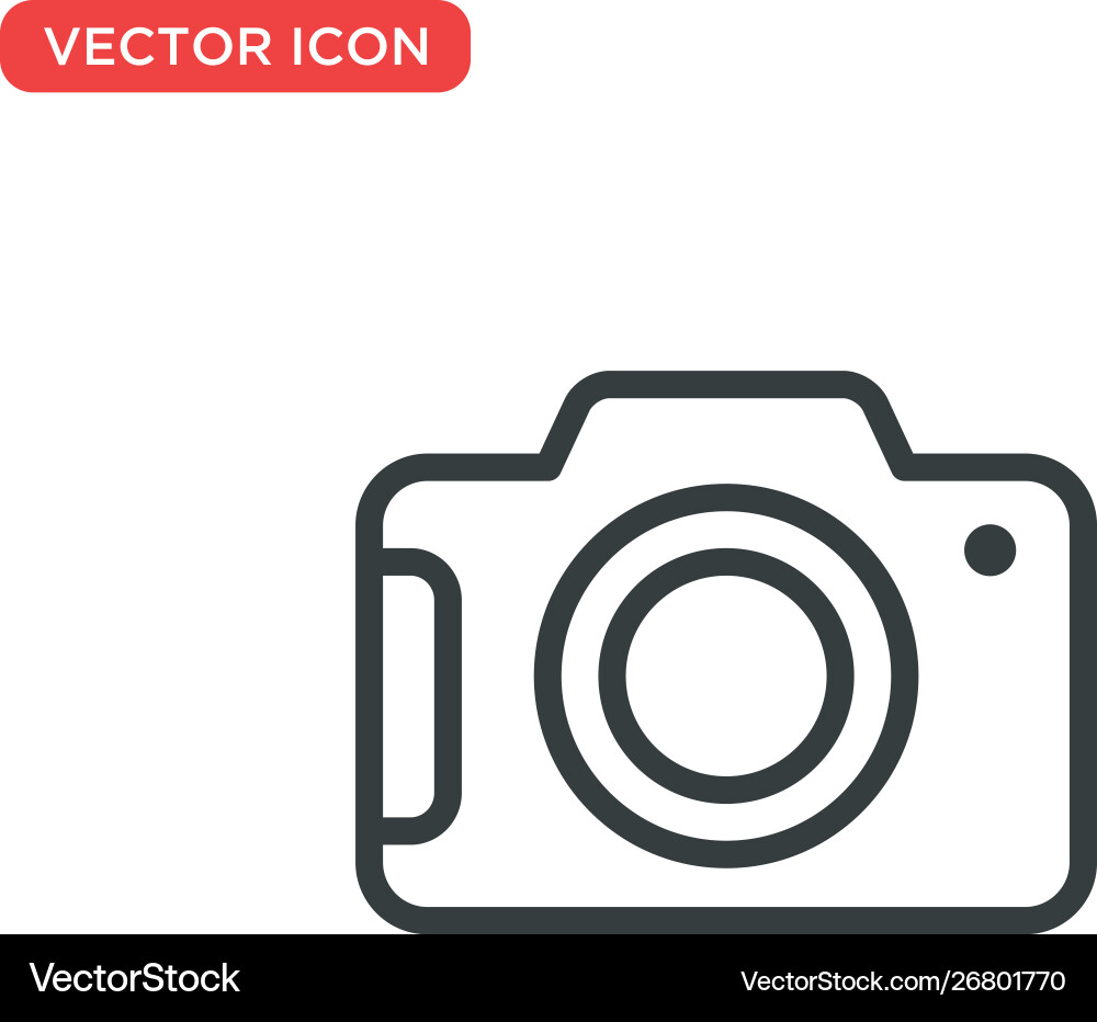 Camera icon design Camera icon design vector image