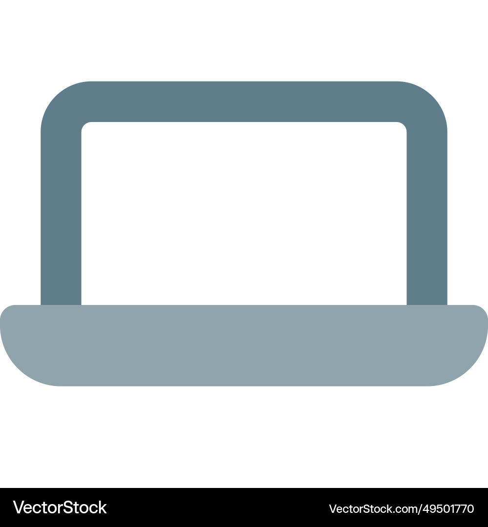 Portable computer for various tasks vector image
