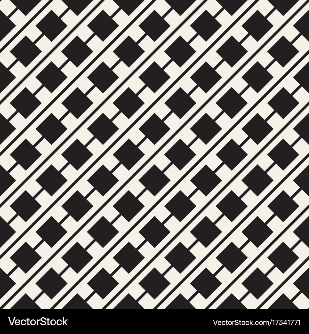Abstract geometric lines lattice pattern seamless Vector Image