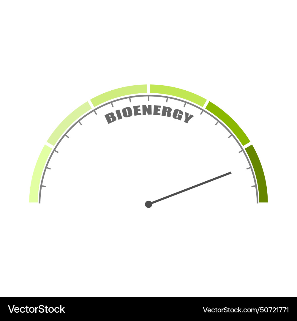 Bioenergy value measuring device with arrow Bioenergy value measuring device with arrow vector image