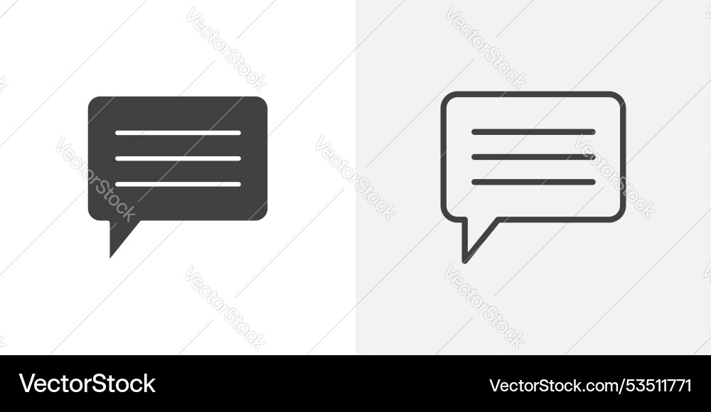 Messagingline in thin line black color flat Vector Image