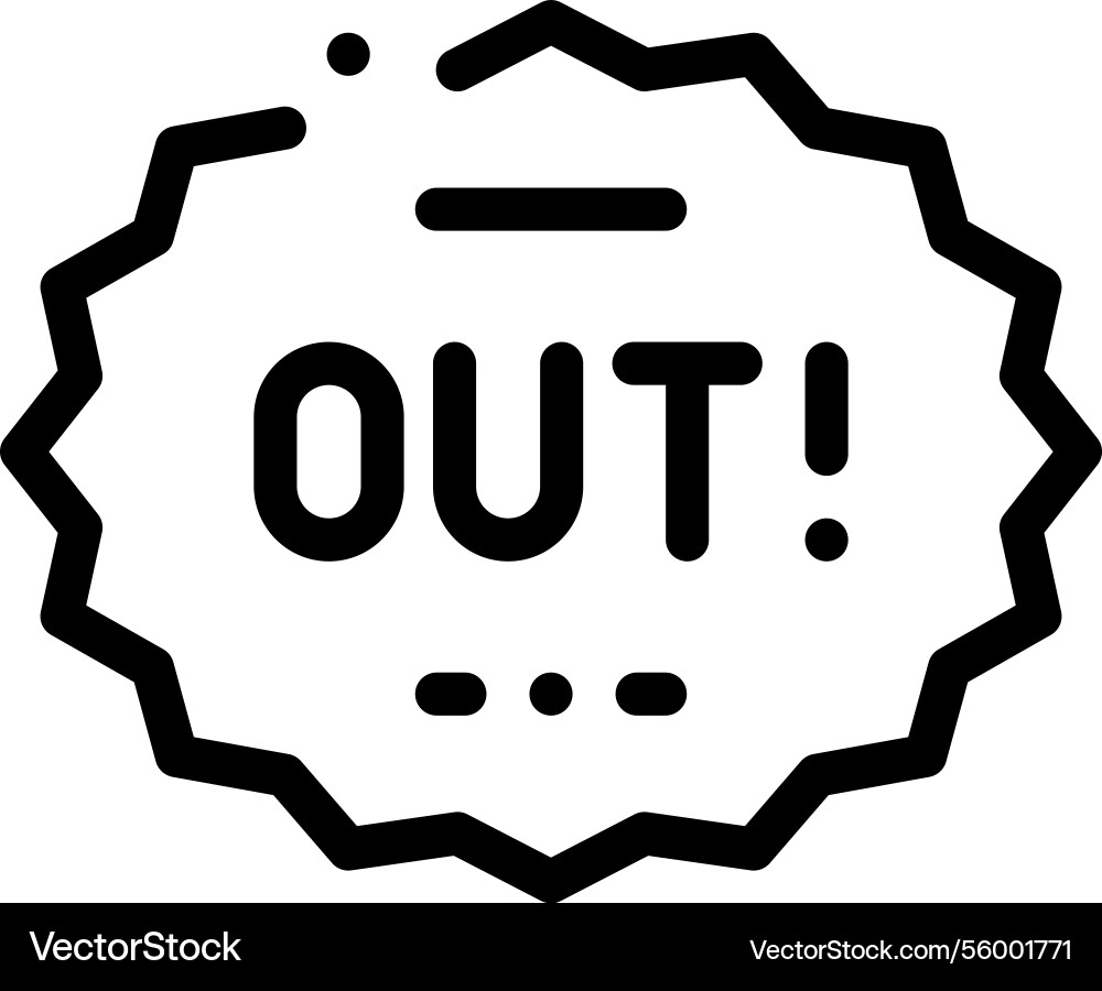Outbox icon thin linear style design isolated Outbox icon thin linear style design isolated vector image