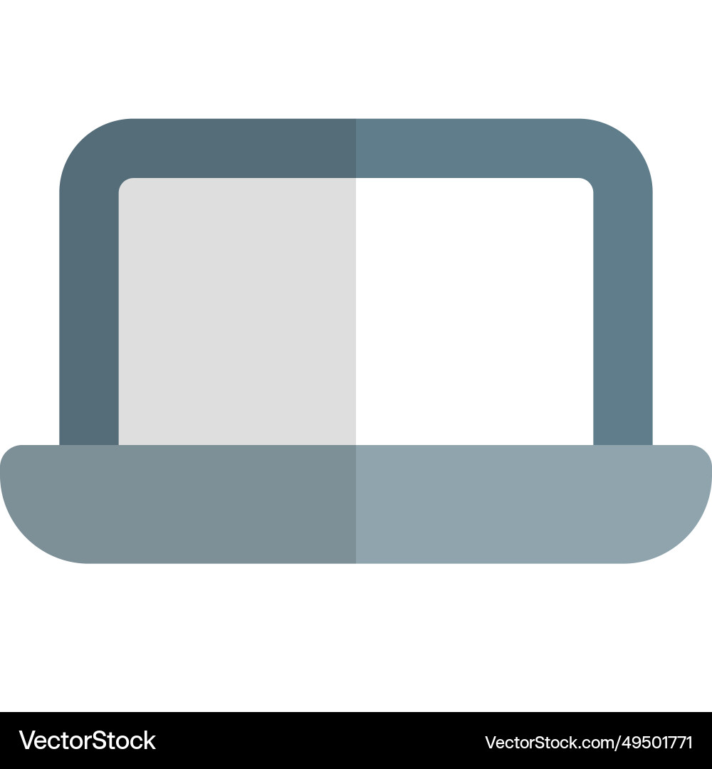 Portable computer for various tasks vector image