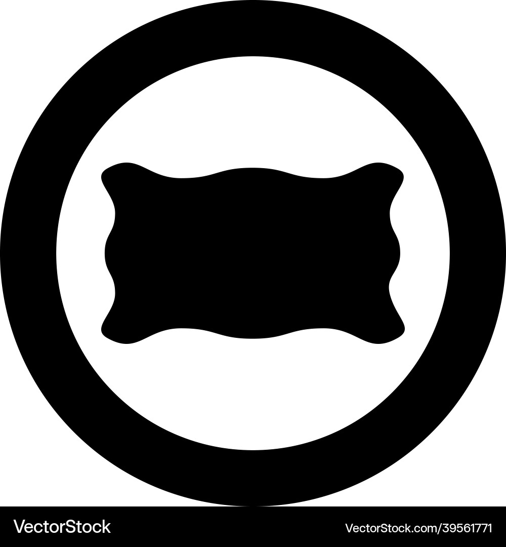 Rectangular banner layout wave shape frame Rectangular banner layout wave shape frame vector image
