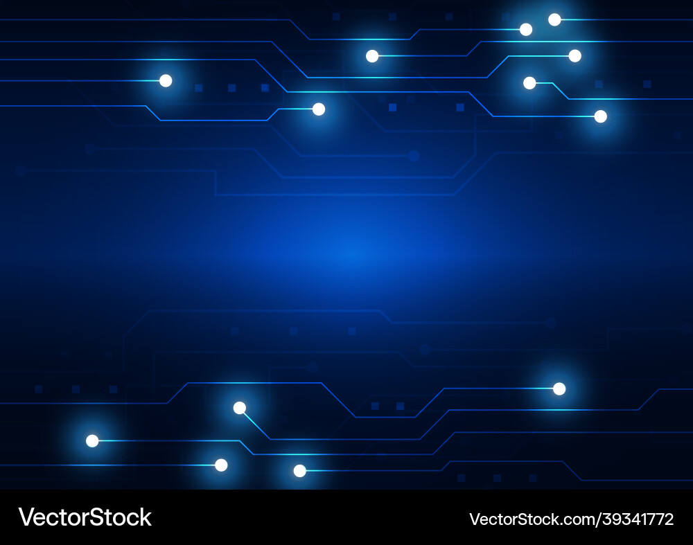 Circuit technology background with hi-tech Circuit technology background with hi-tech vector image