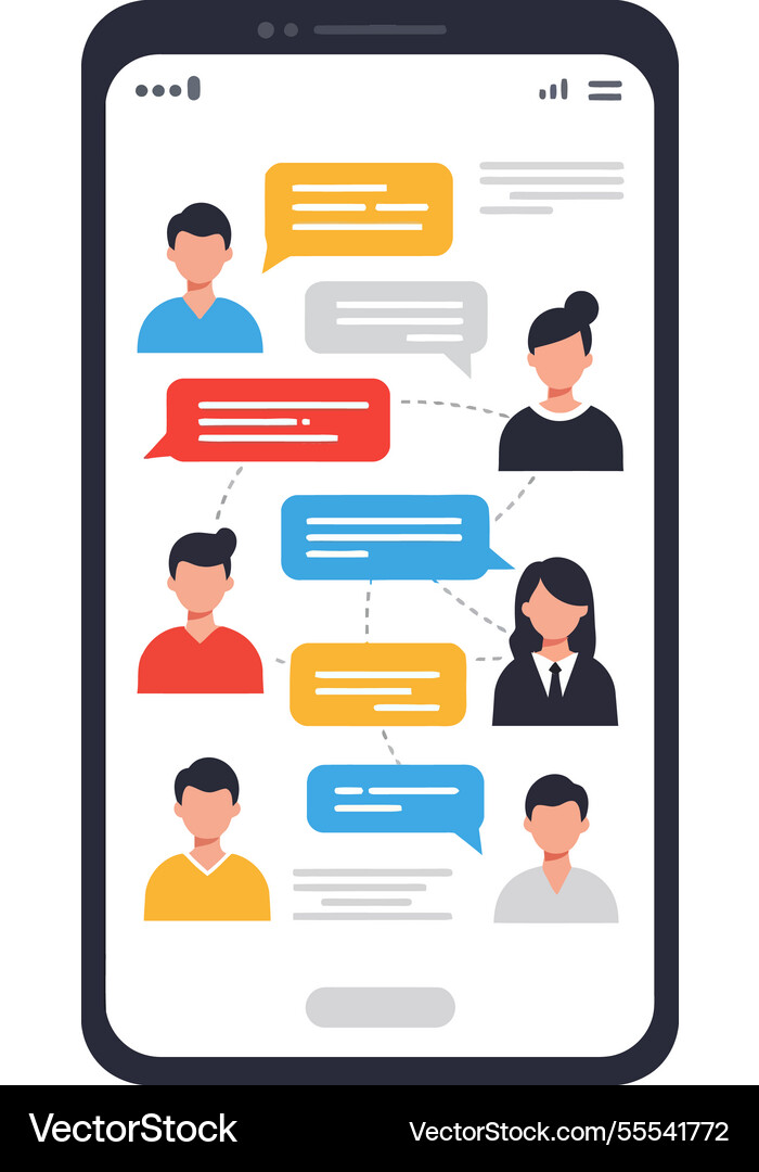Communication between diverse characters through Communication between diverse characters through vector image