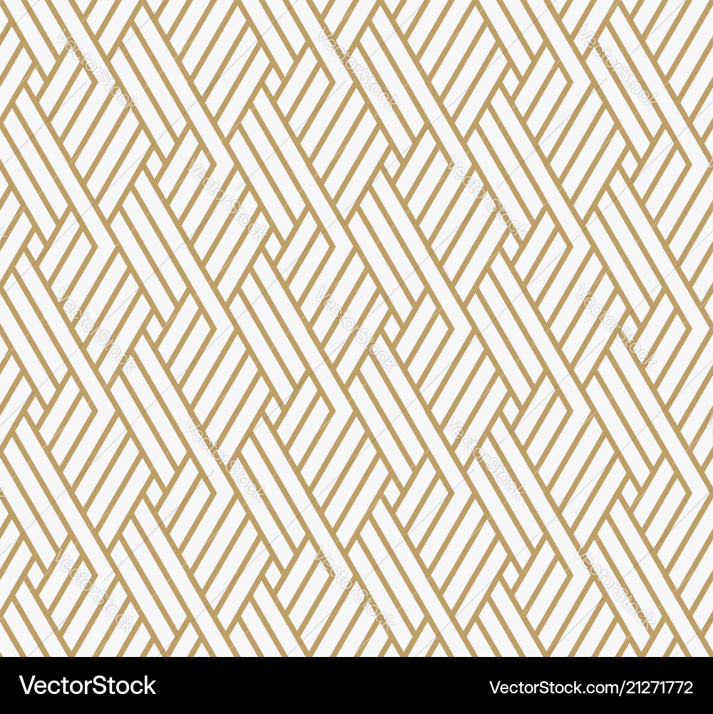 Geometric seamless pattern with line modern vector image