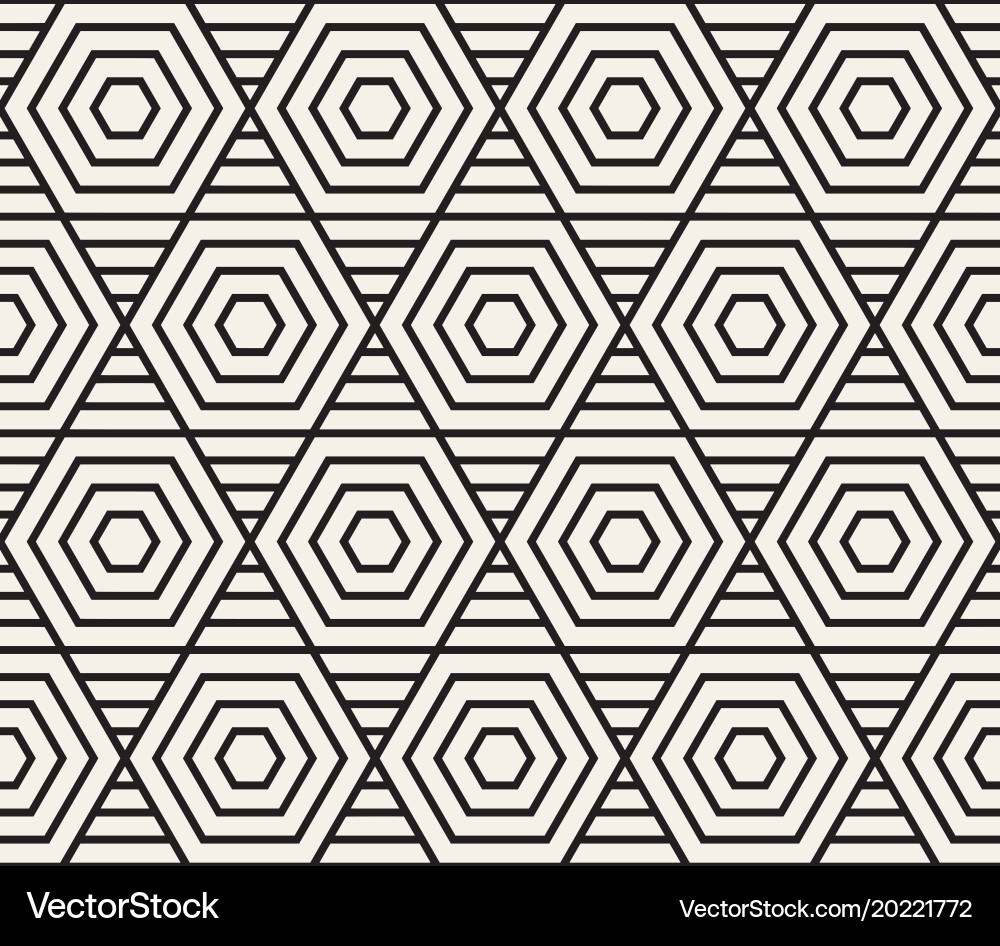 Geometric Triangle Pattern vector image