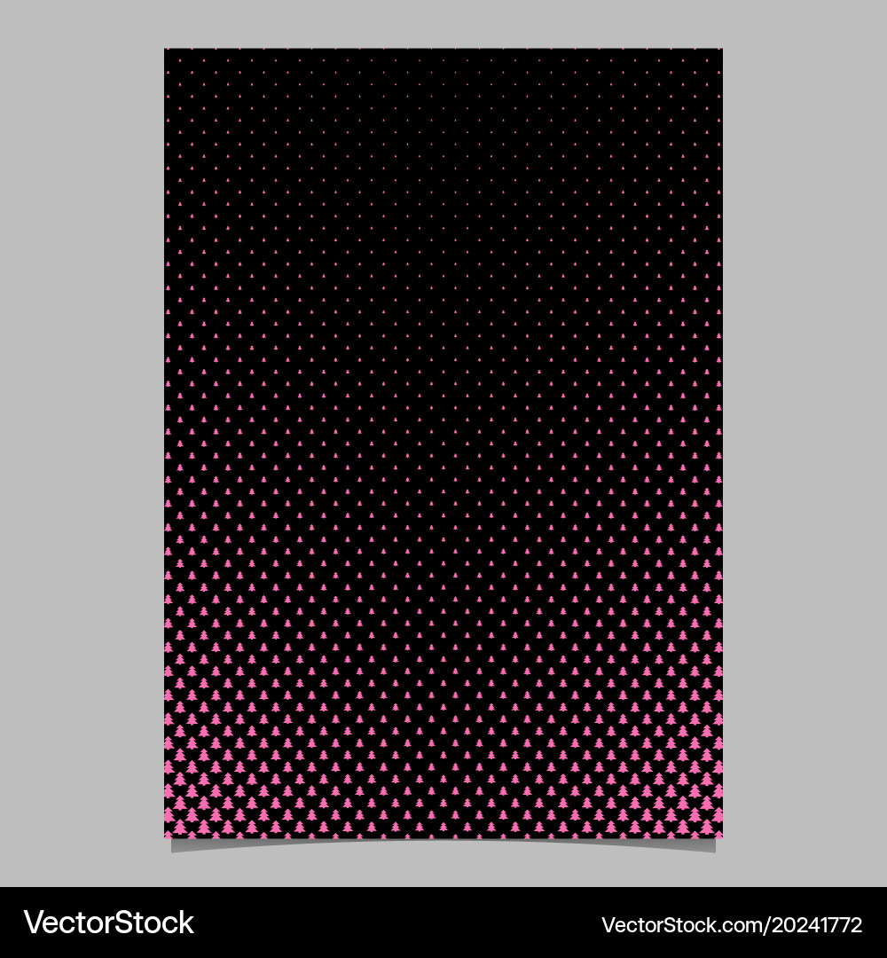 Pine tree pattern page background design vector image