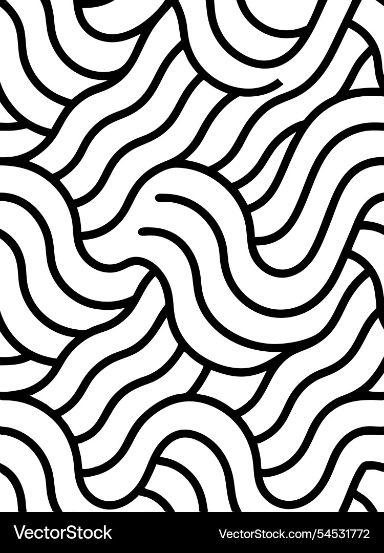 Seamless abstract line pattern for textiles Vector Image