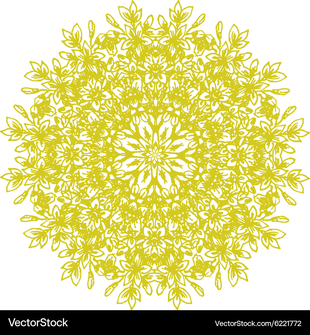 Snowflake Pattern vector image