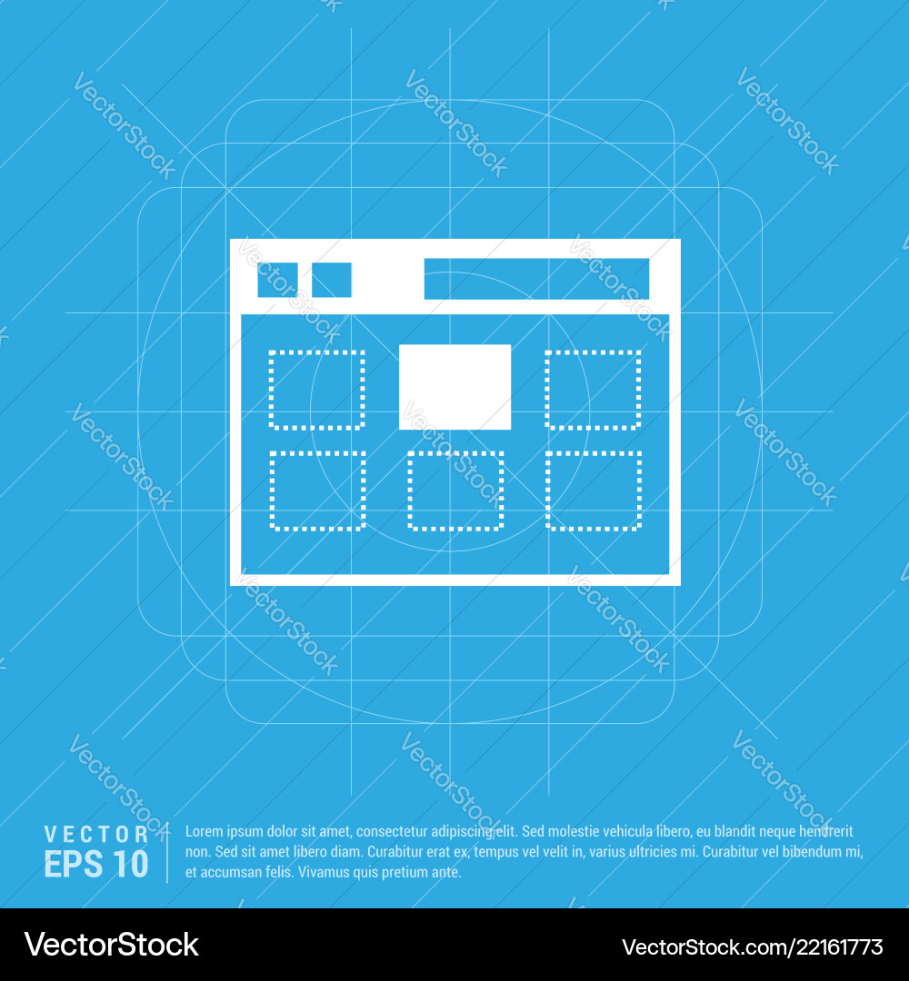 Application interface icon Vector Image