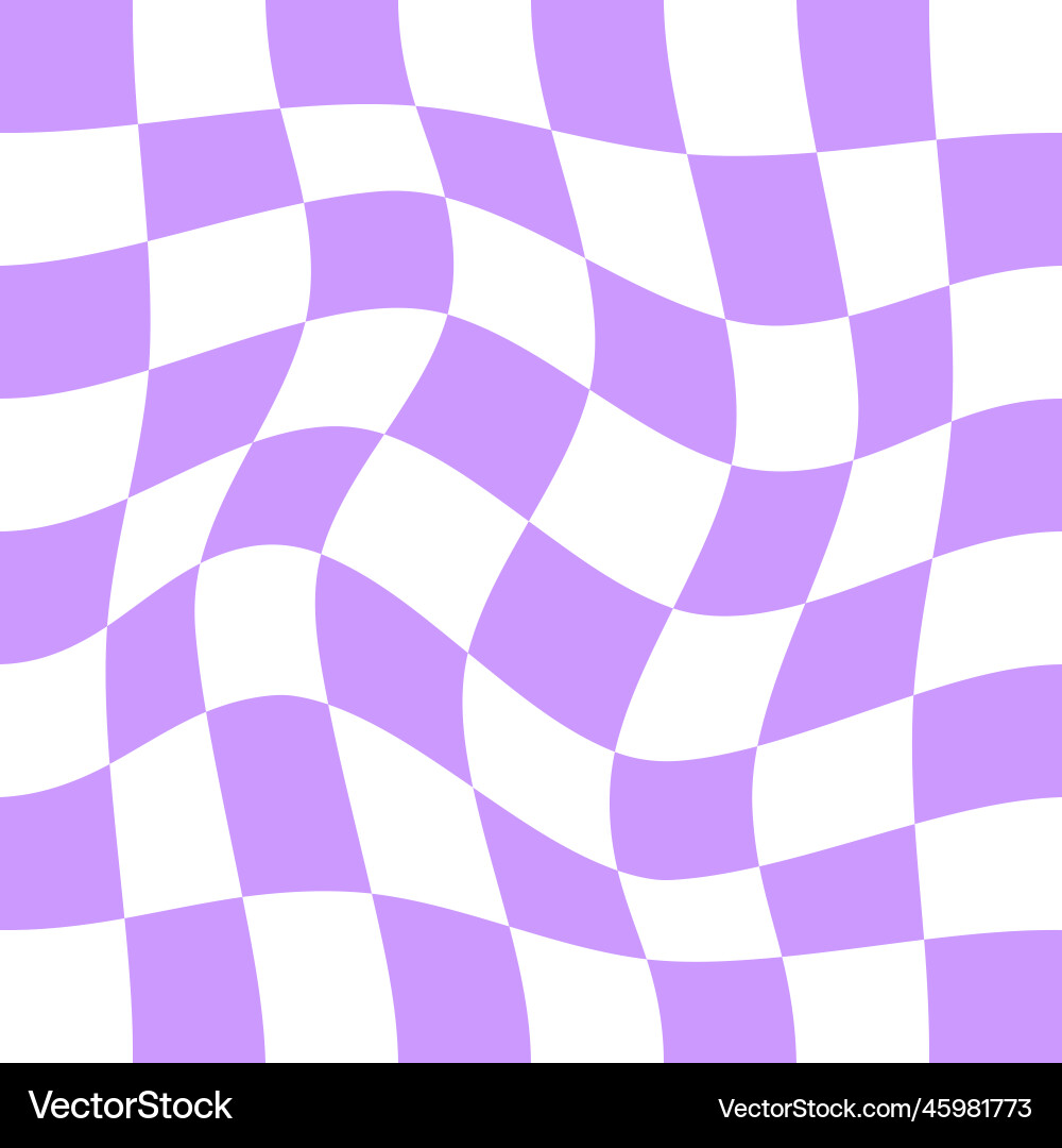 Distorted chessboard background in 2yk style Distorted chessboard background in 2yk style vector image