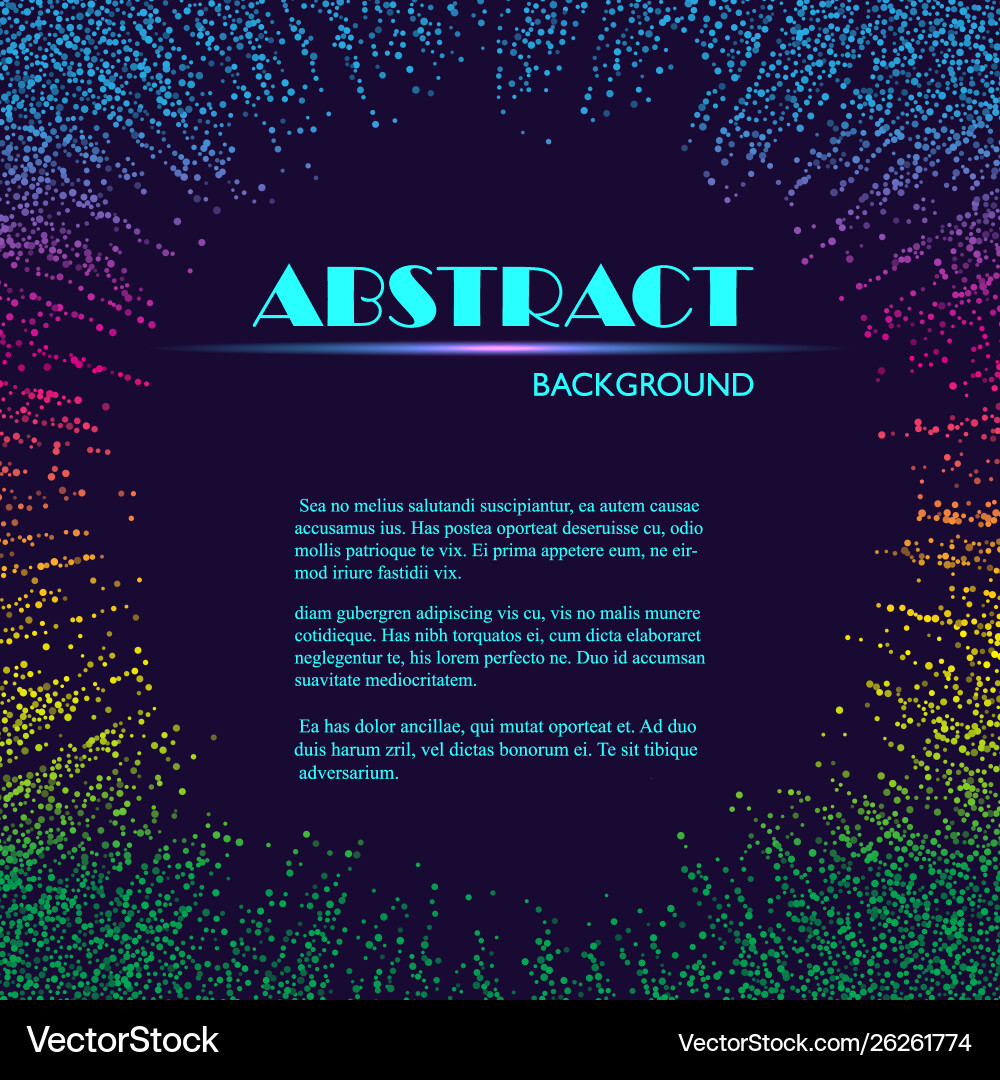 Dynamic abstract scattering particles background Dynamic abstract scattering particles background vector image