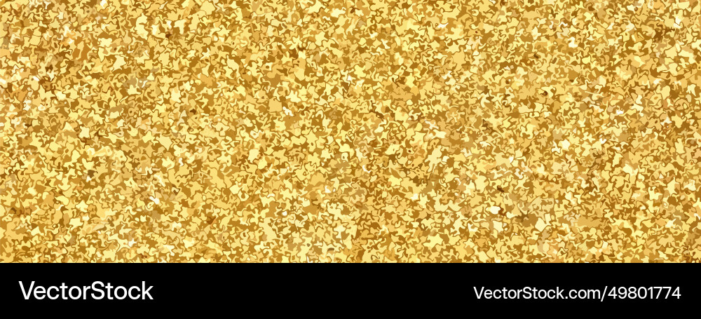 Gold glitter background texture Gold glitter background texture vector image