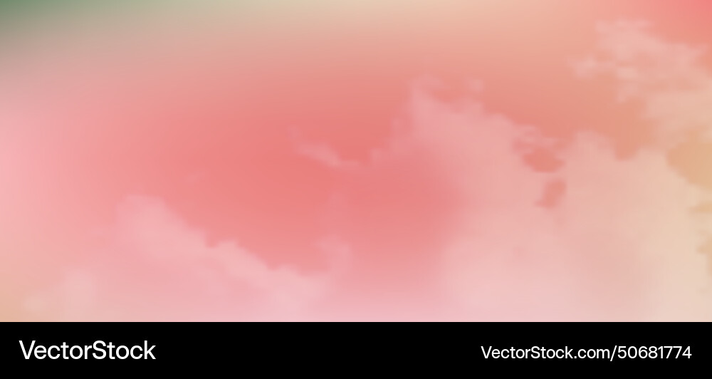 Modern colorful gradient background with clouds Modern colorful gradient background with clouds vector image