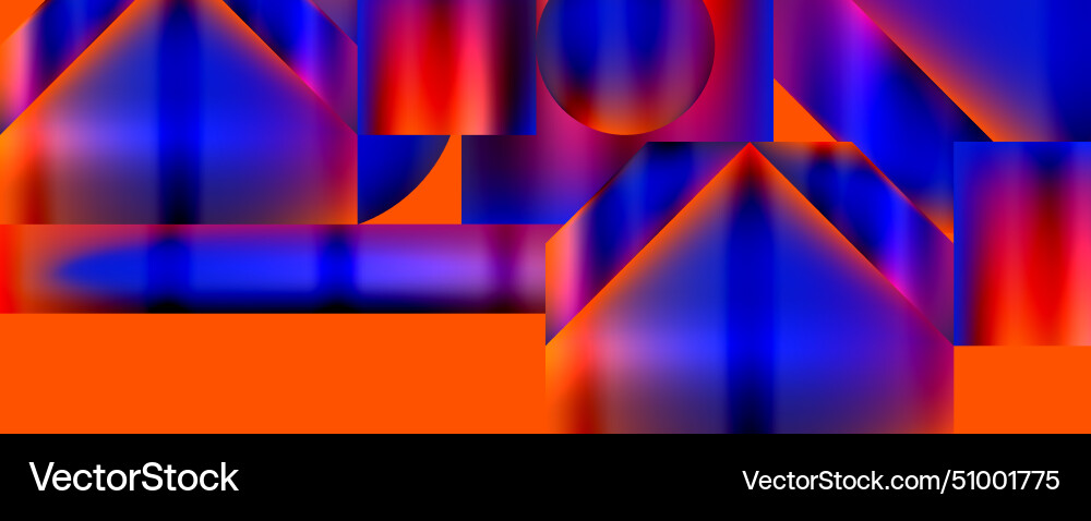 Blurred image of colorful geometric pattern Vector Image