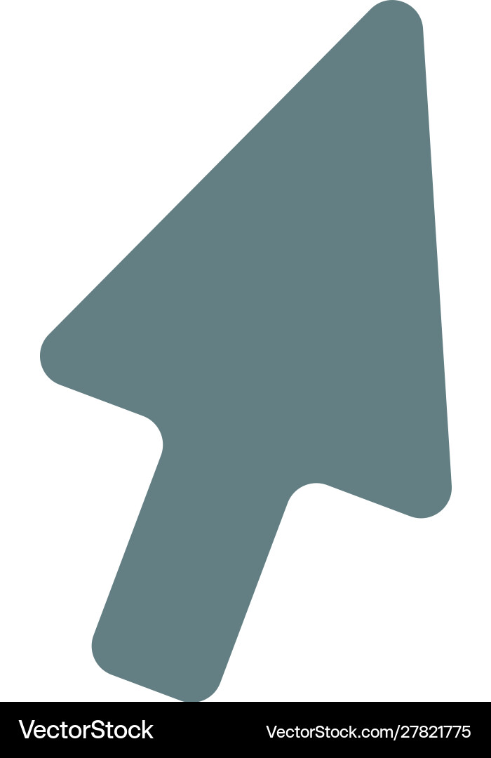 Computer pointer symbol in white background Vector Image