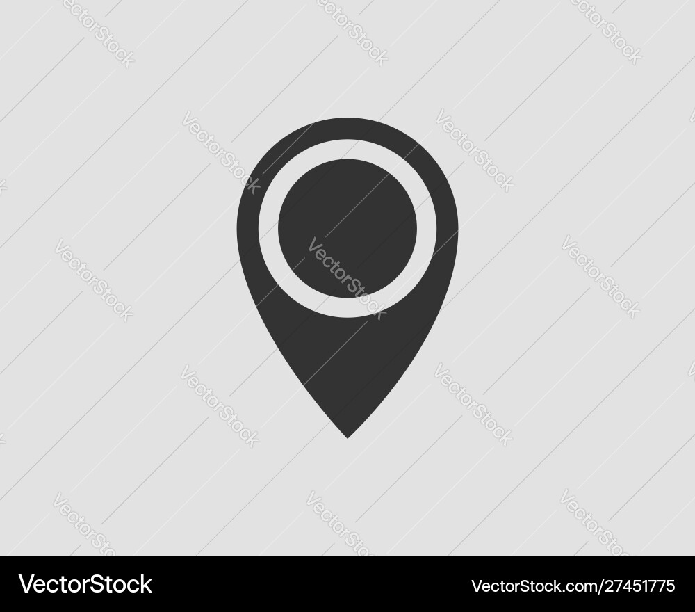 Map icons marker pointer pin location icon gps vector image