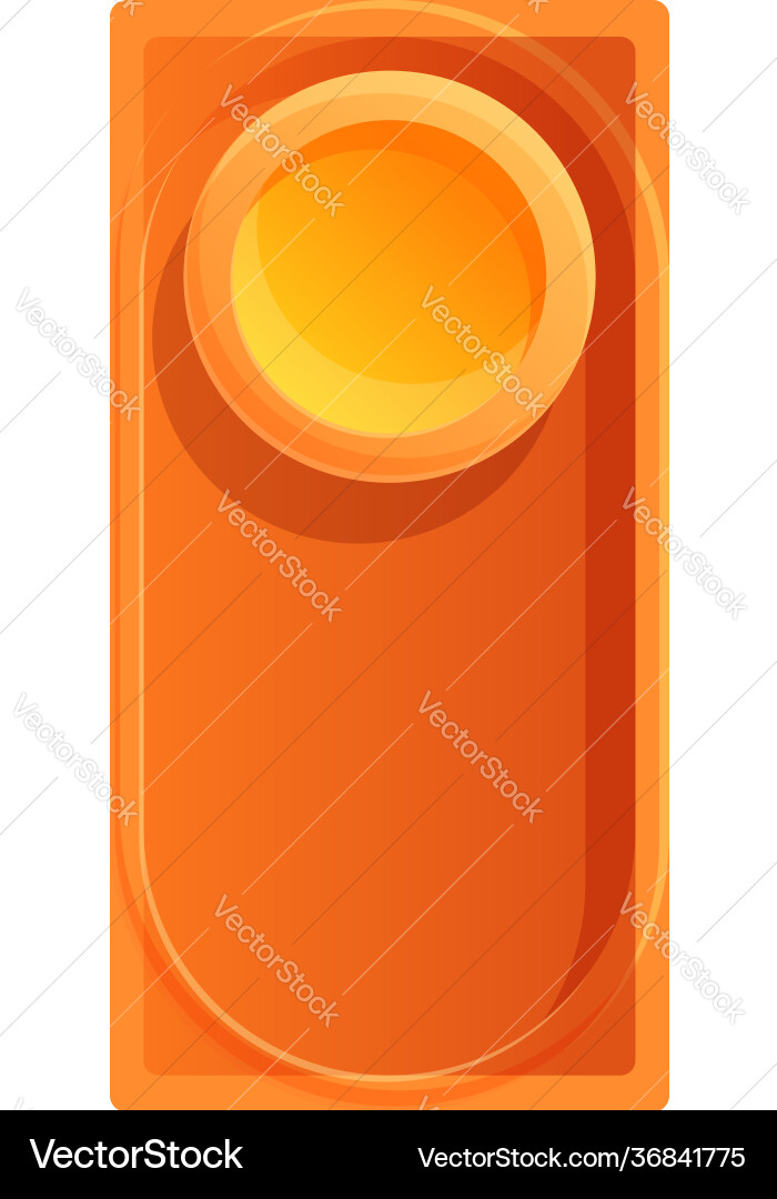 Slide button interface icon cartoon style Slide button interface icon cartoon style vector image