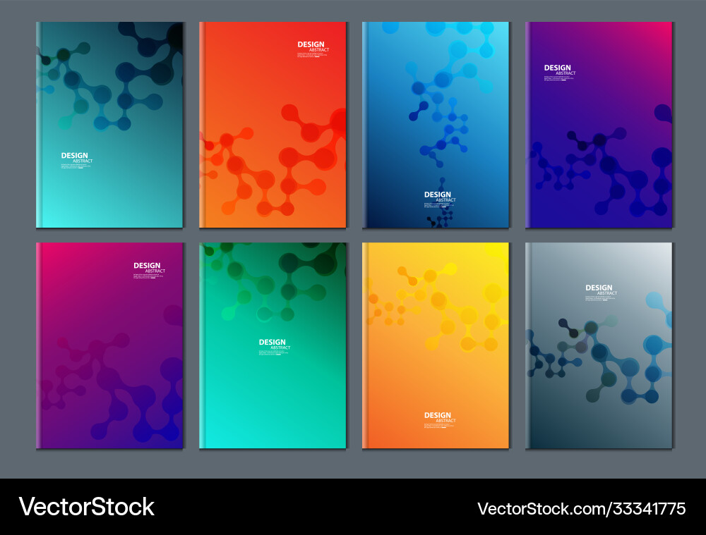 Technology dot modern abstract composition text Vector Image