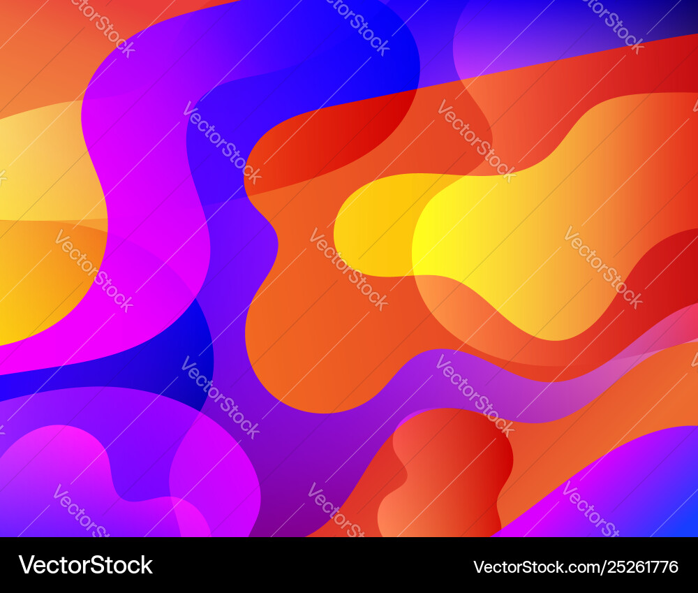 Abstract background with color fluid shapes Abstract background with color fluid shapes vector image