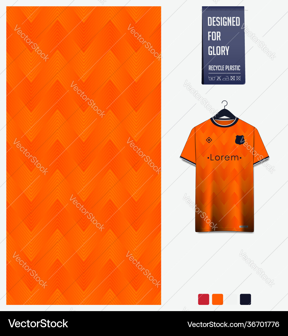 Dynamic Zigzag Soccer Pattern vector image
