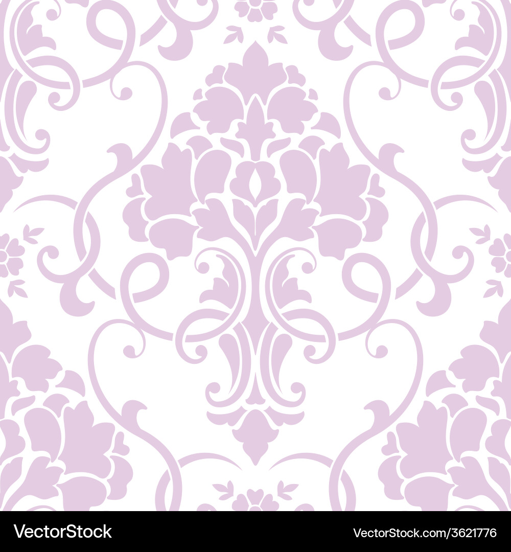 Elegant Damask Pattern vector image