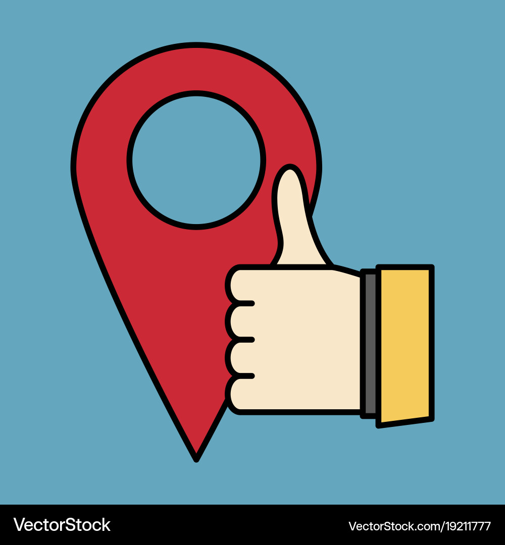 Like icon web pointer in eps 10 for webdesign Vector Image