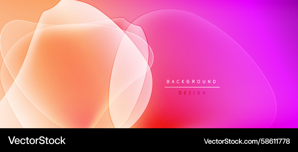 Abstract colorful background overlapping shapes Vector Image
