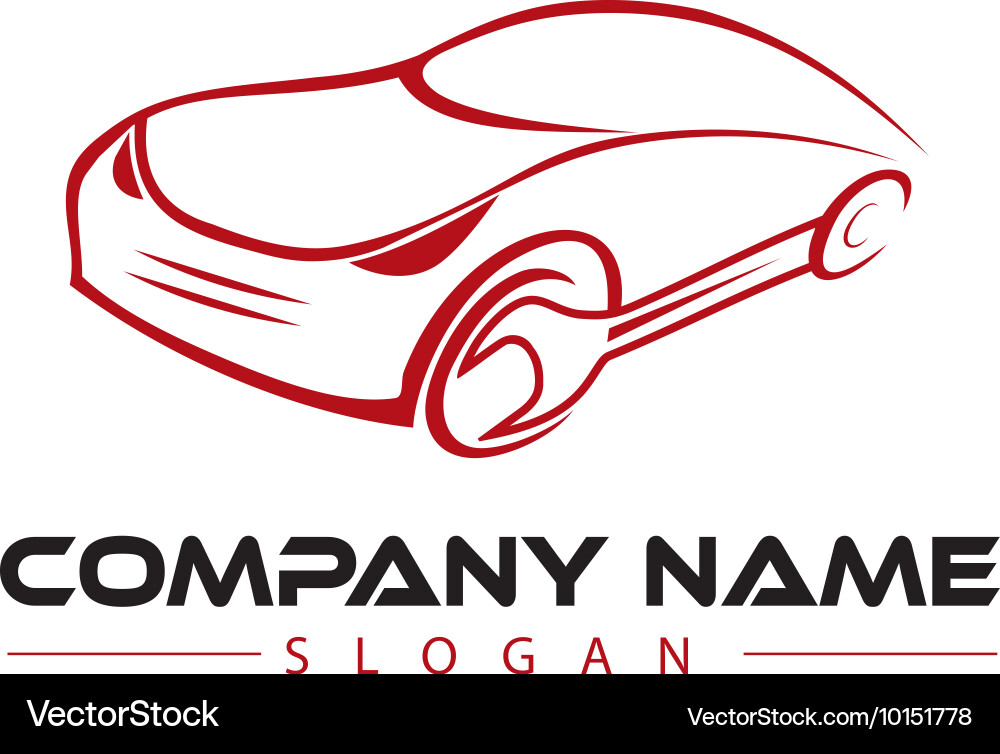 Automotive Repair Logo Vector Image