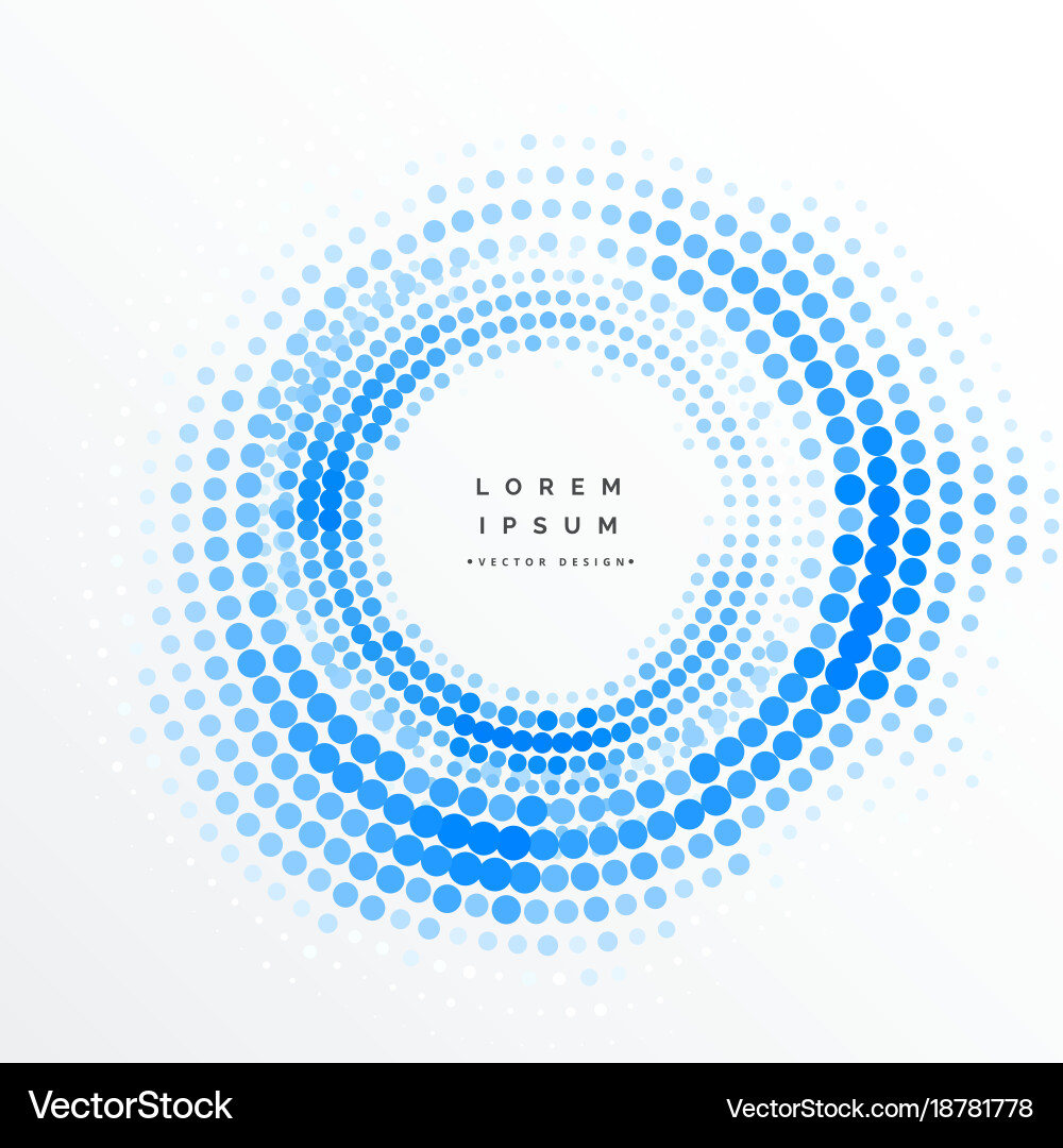 Circular Dot Pattern Background vector image