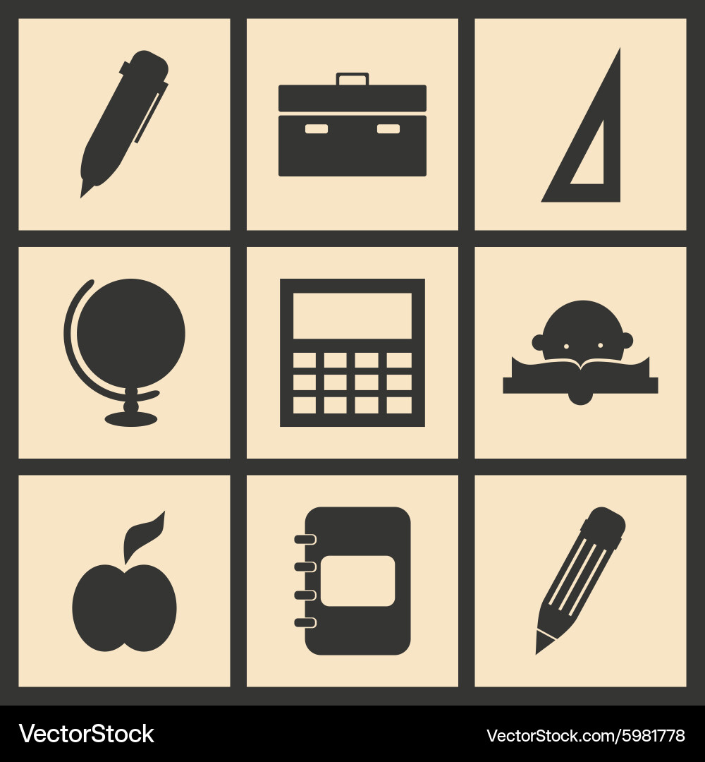 Flat with shadow concept and mobile application vector image