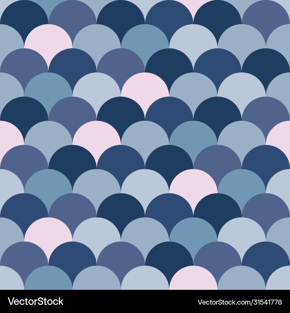 Seamless colorful fish scale pattern Seamless colorful fish scale pattern Vector Image
