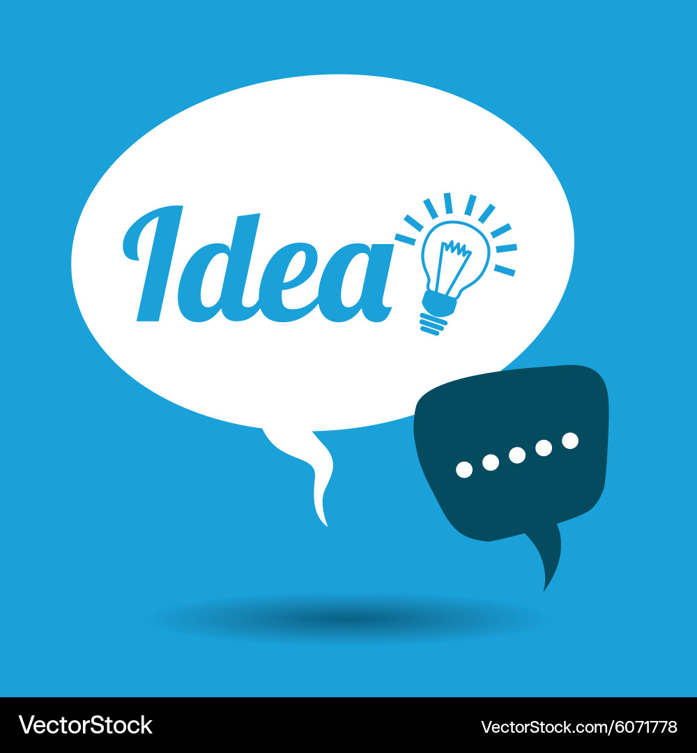 Think different design vector image