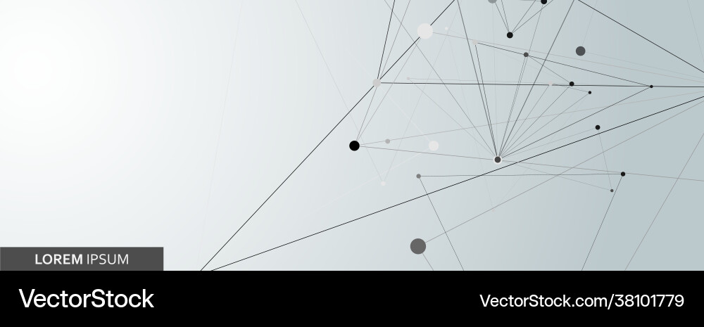 Design with triangle connect on light Design with triangle connect on light vector image