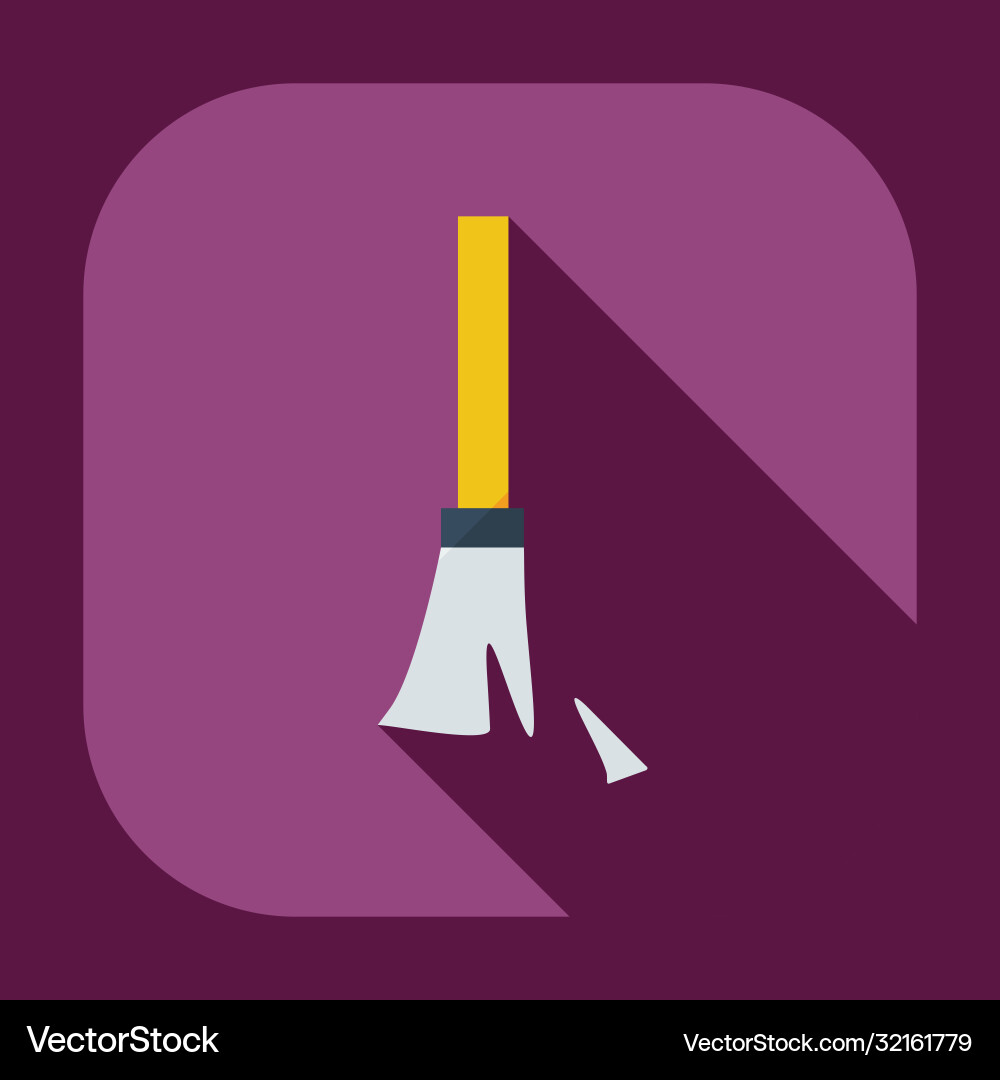 Flat modern design with shadow icons varnish Vector Image