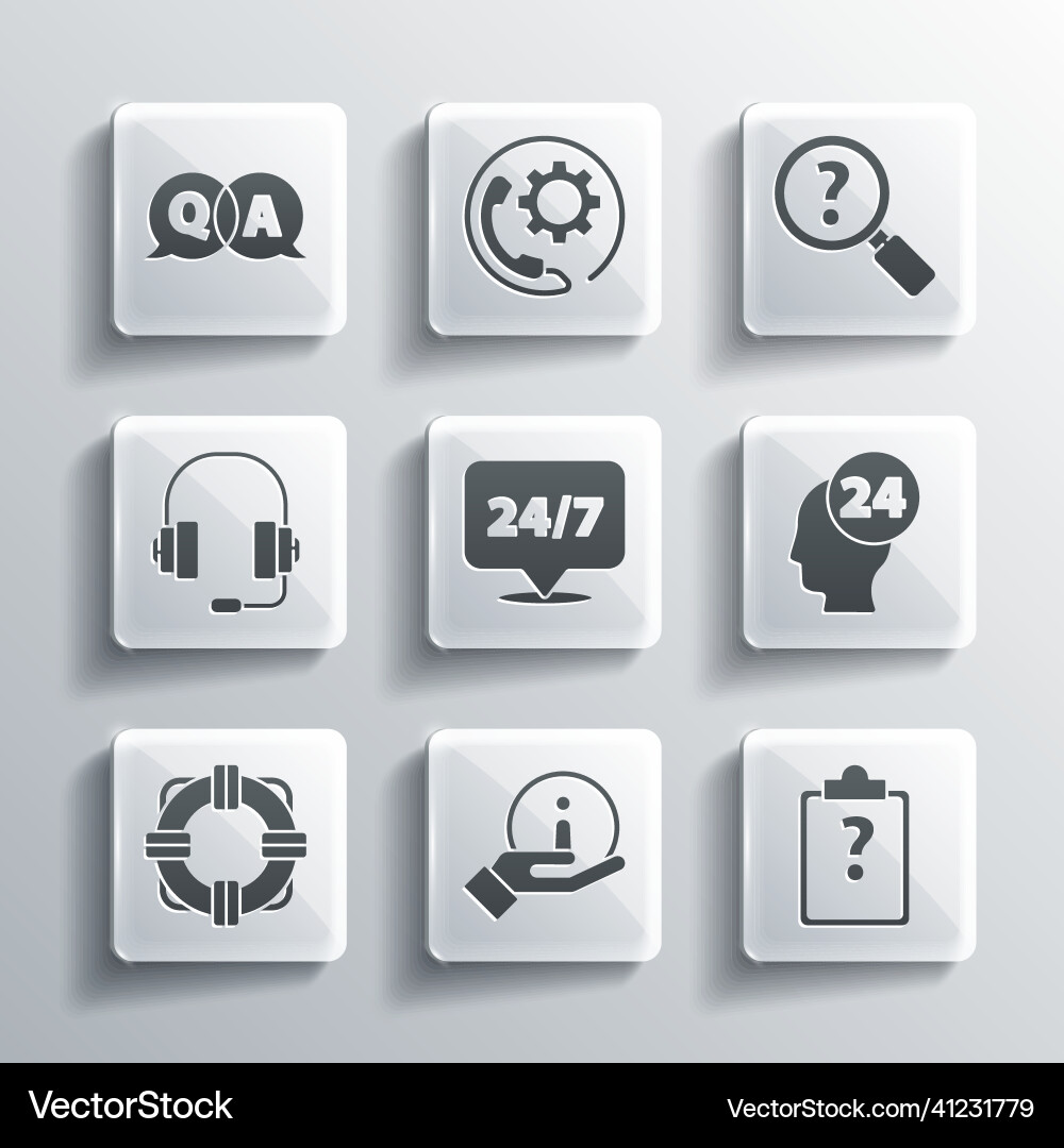 Set information clipboard with question marks Set information clipboard with question marks Vector Image