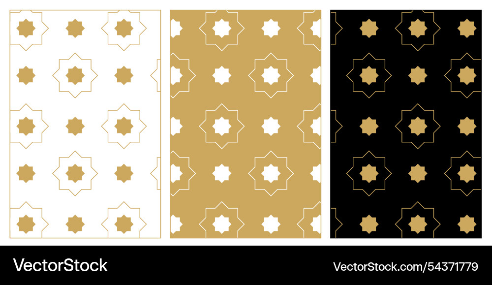 Set of patterns with crosses stripes lines Vector Image