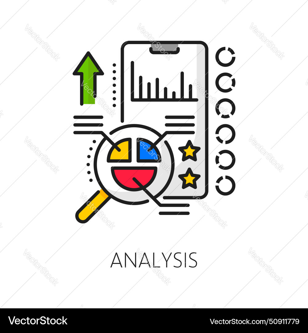 Web app development icon analysis optimization Web app development icon analysis optimization vector image