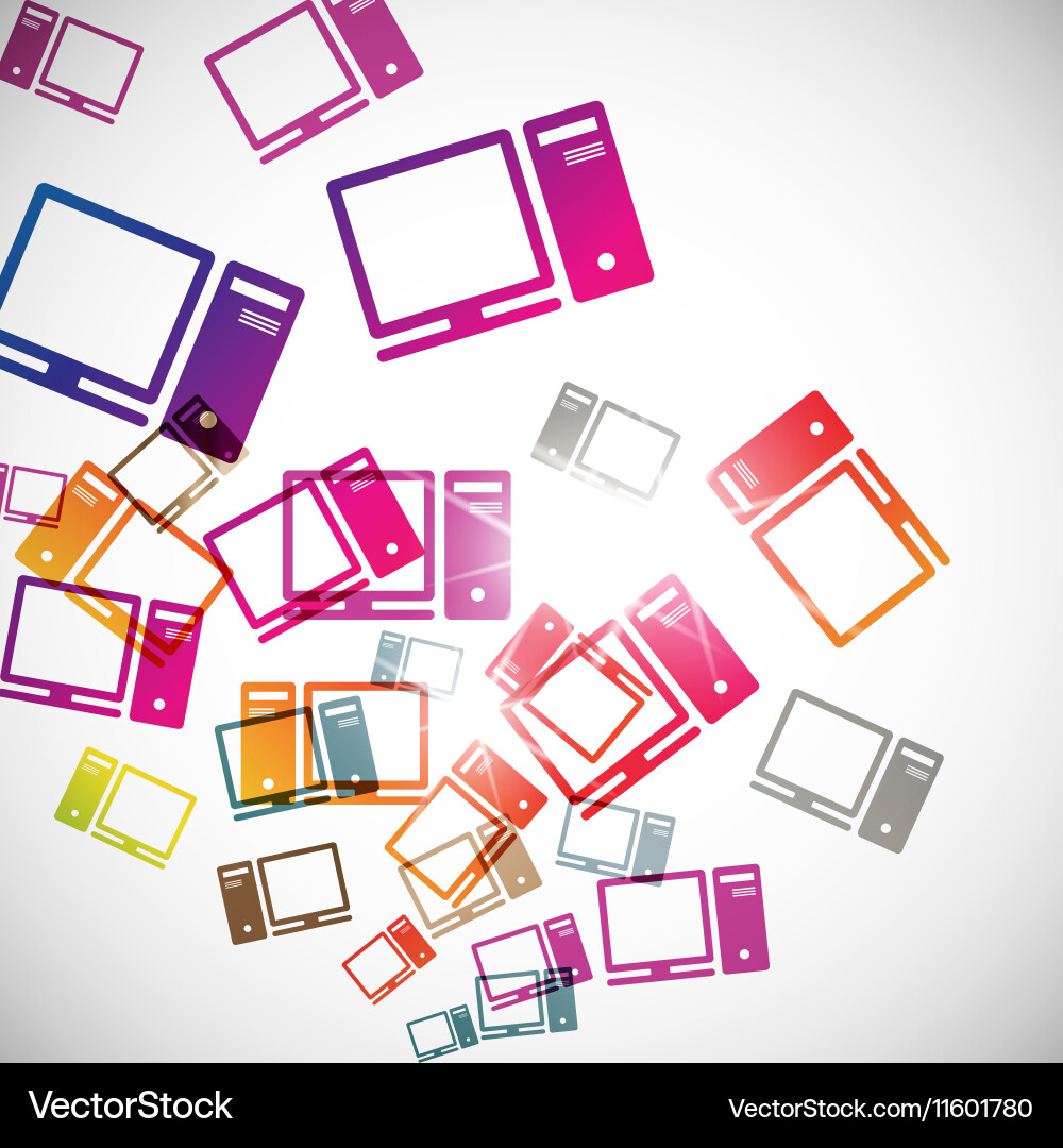 Abstract background computer vector image