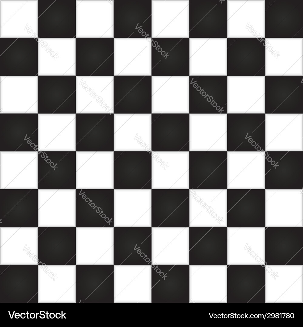 Classic Chessboard Pattern vector image